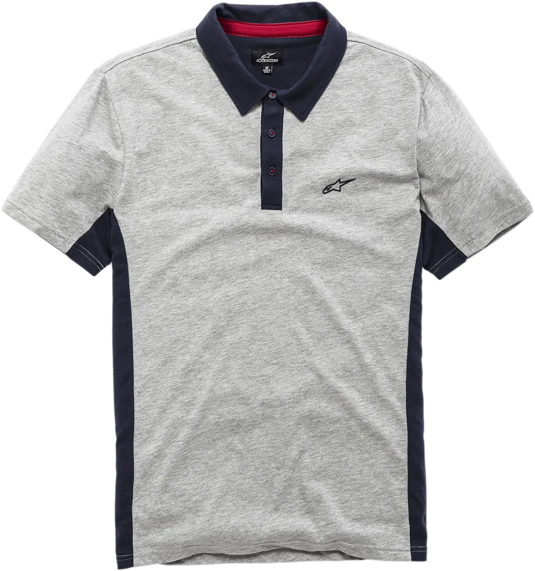 ALPINESTARS Champion Polo Shirt - Gray/Navy - Medium 1210415001171M
