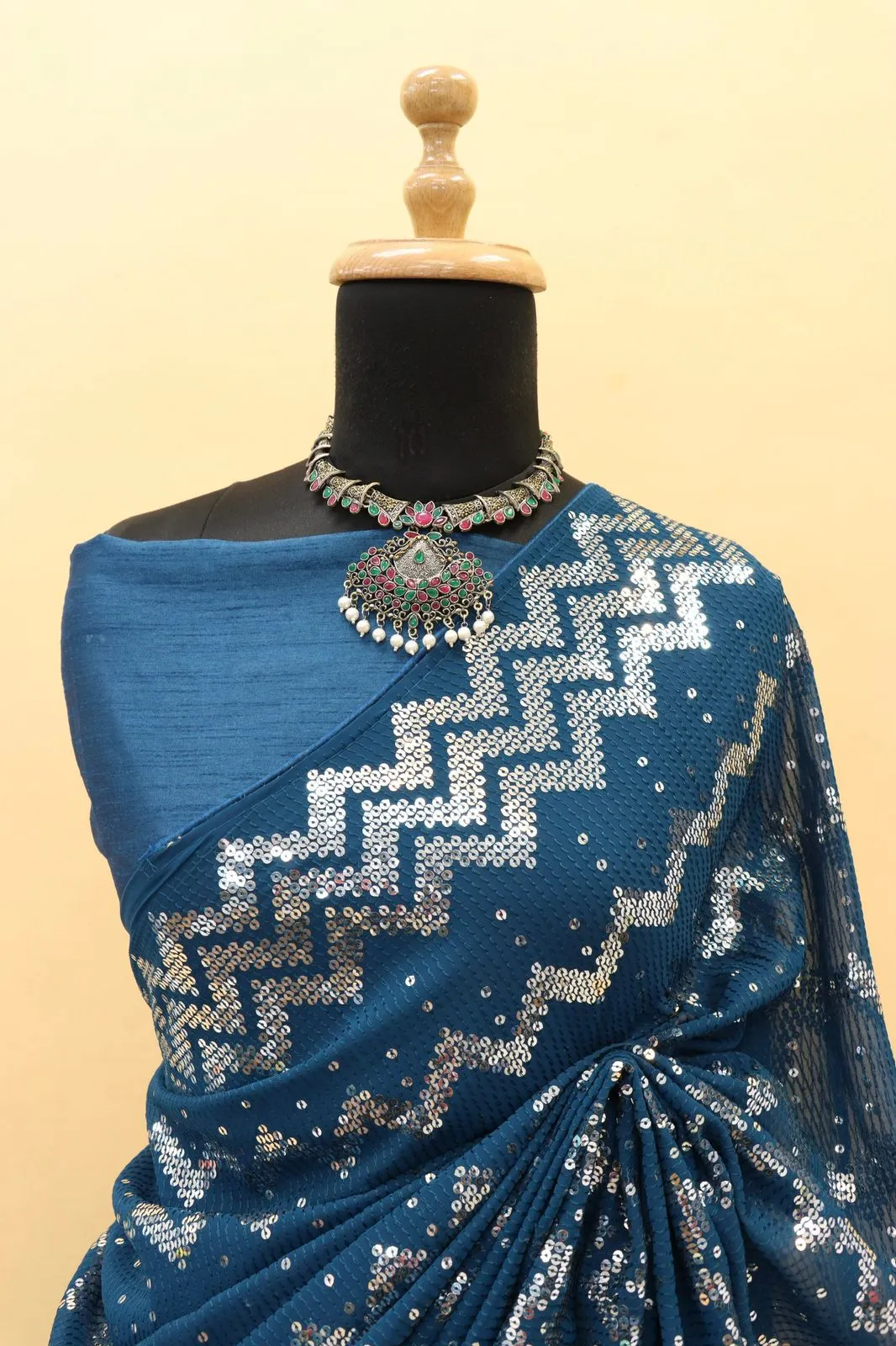 Avni Fancy Georgette Silk Saree