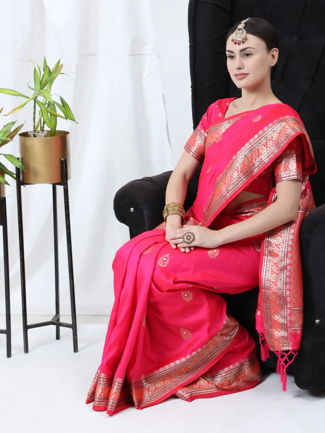 Banarasi soft silk saree
