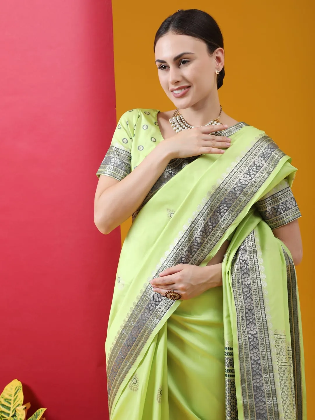 Banarasi soft silk saree