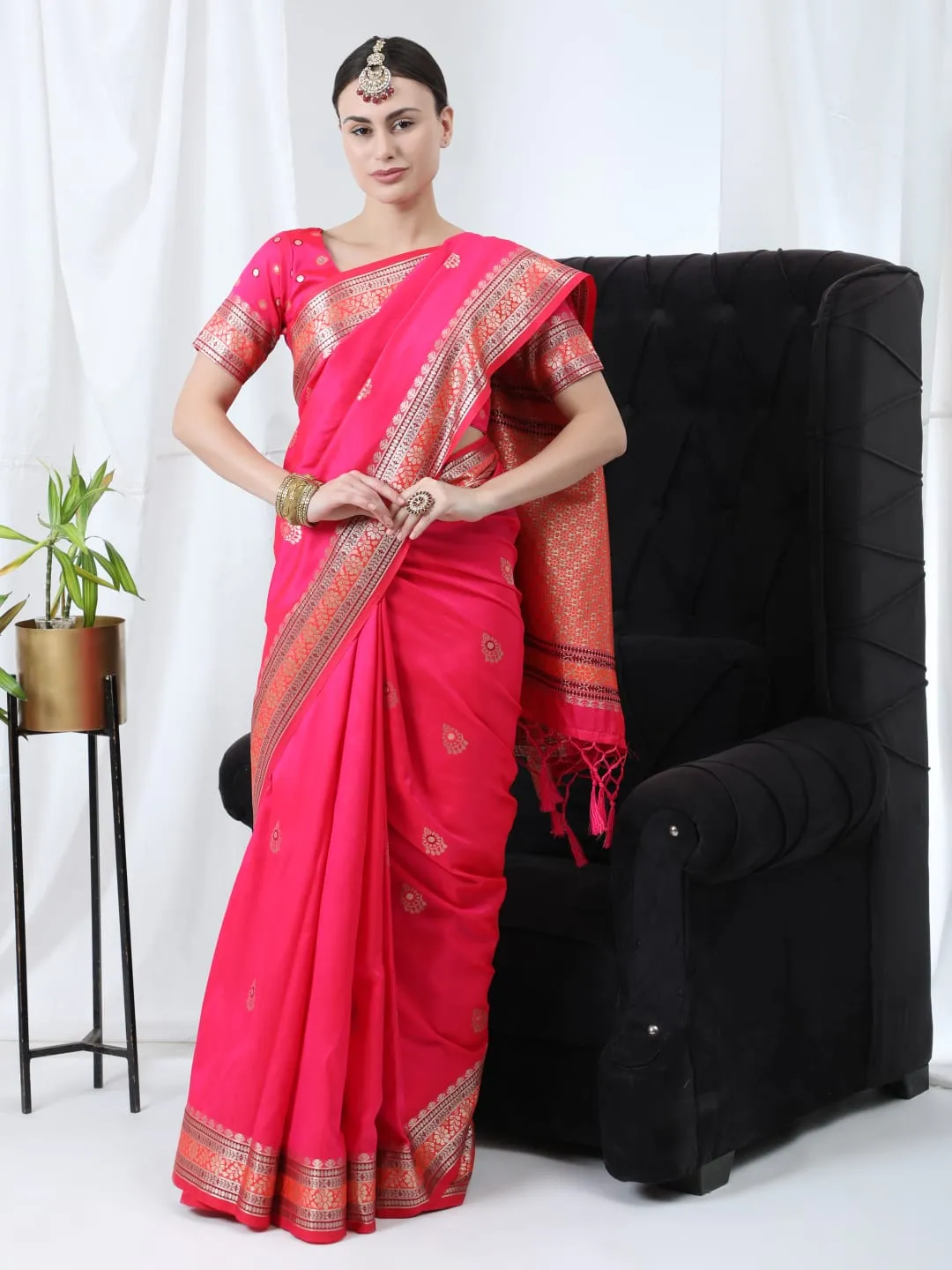 Banarasi soft silk saree