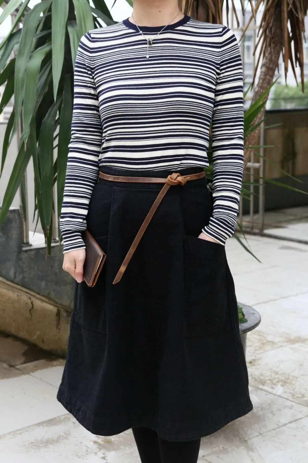 Black brown women belt for dresses coat