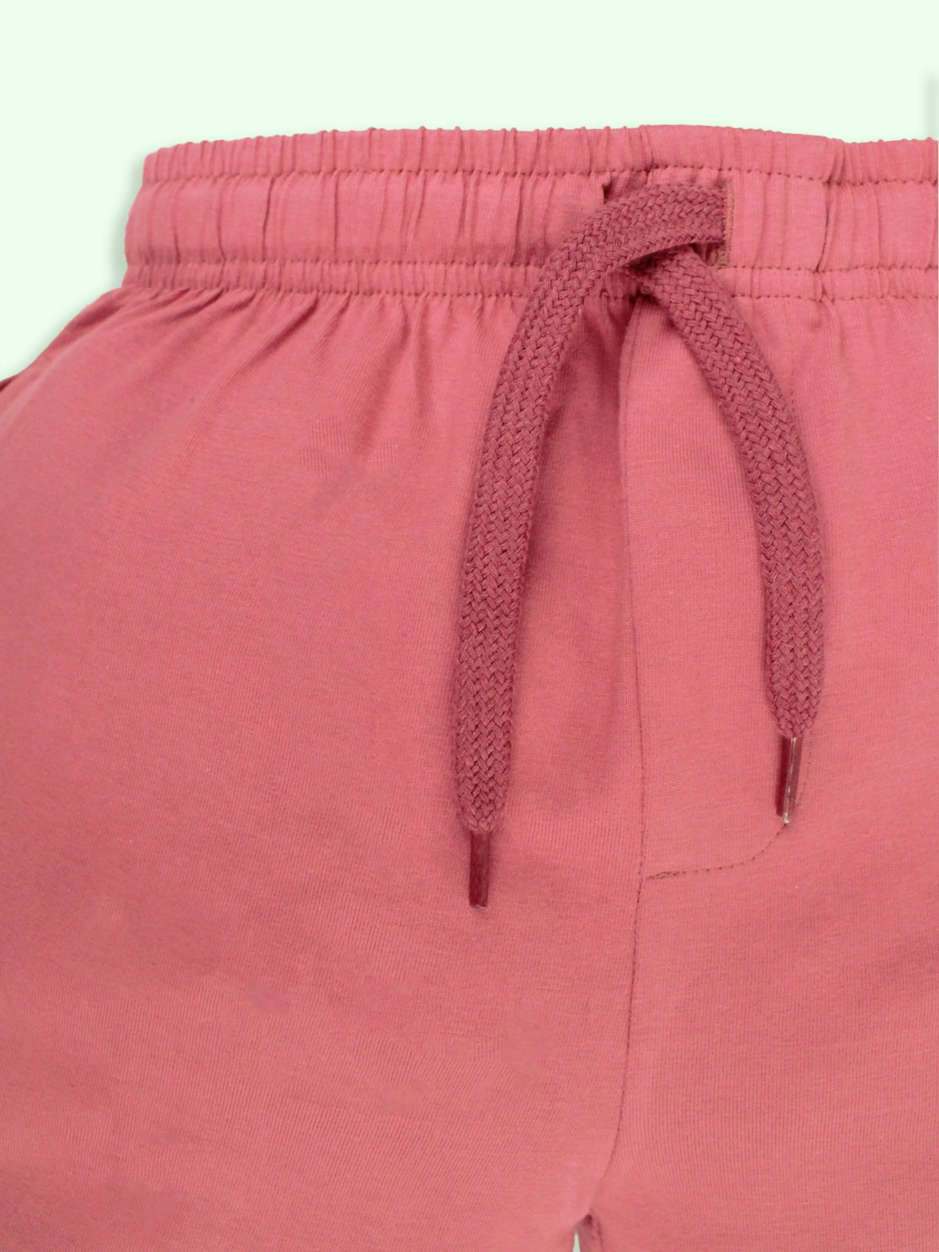 Boys Solid Knee length Basic Shorts