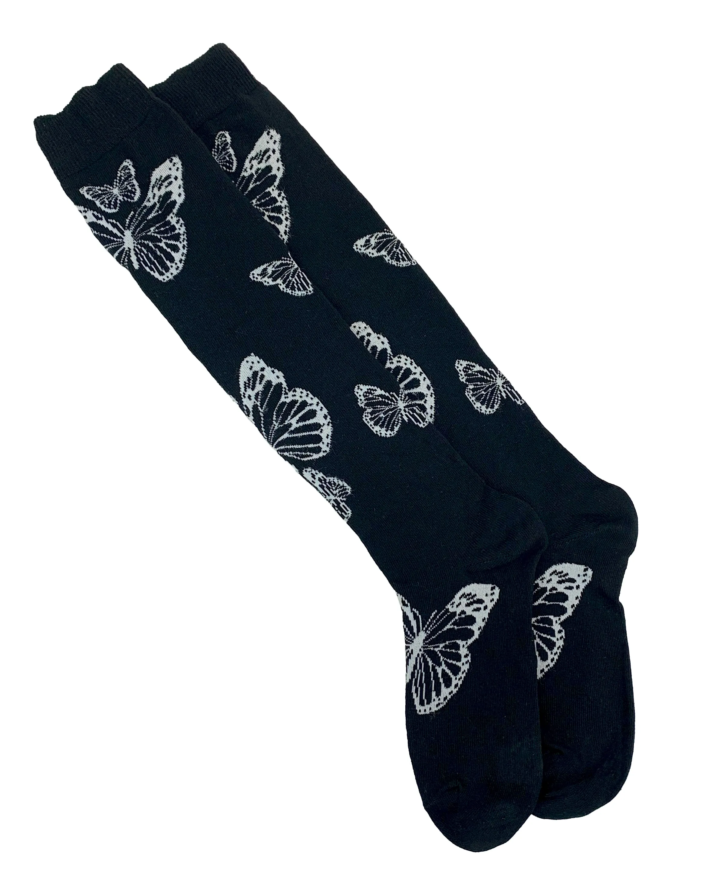 Butterfly Over The Knee Socks