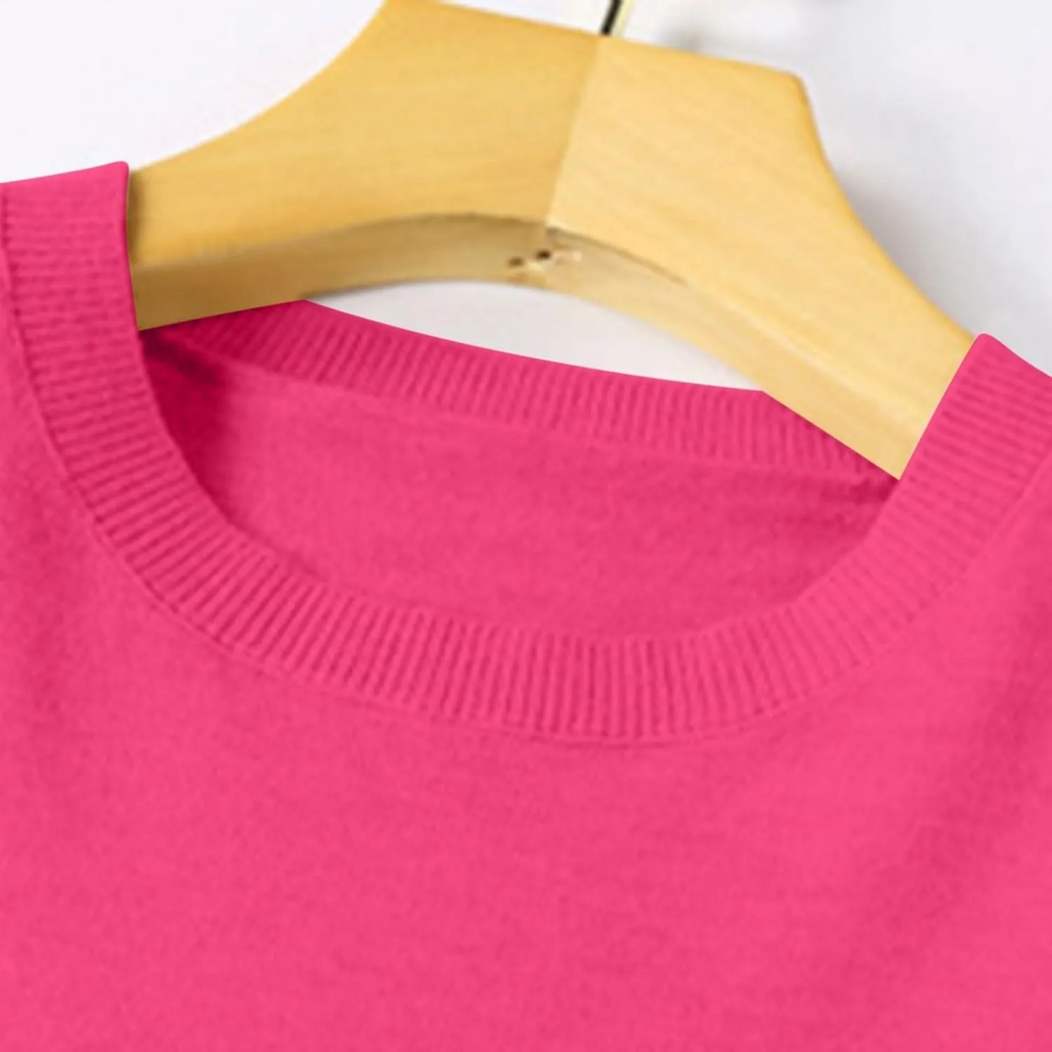 Cashmere Sweaters for Women Long Sleeve Tops Crew Neck Knit Sweater Ladies Warm Soft Lightweight Pullover