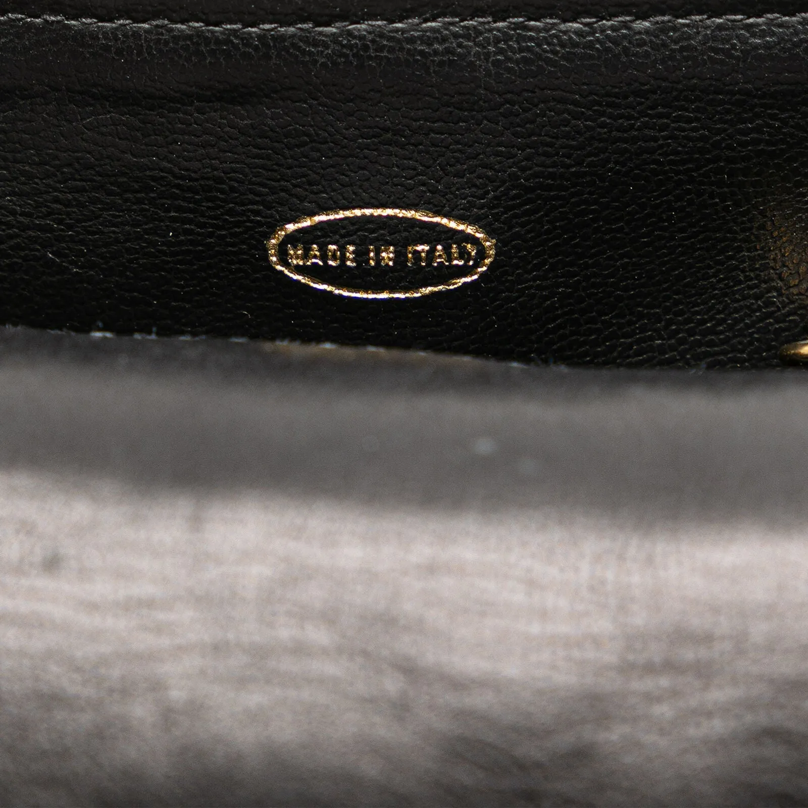 Chanel Cc Quilted Lambskin Black