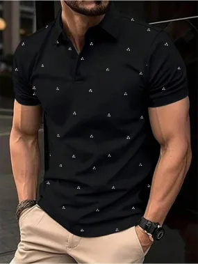 Colton – Summer Graphic Stripe Polo Shirt for Men