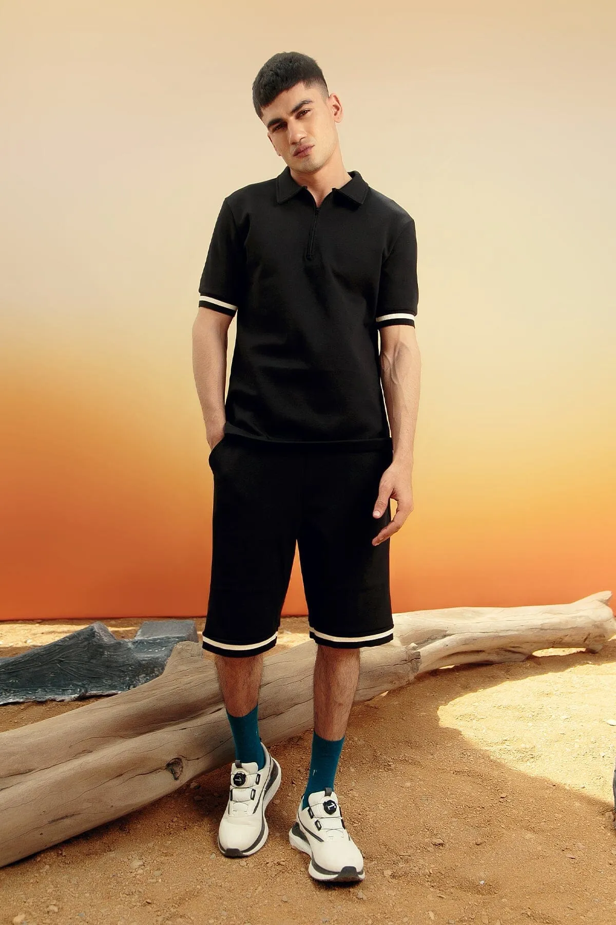 Contrast Polo