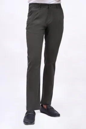 CROSS POCKET SATIN PANT OLIVE