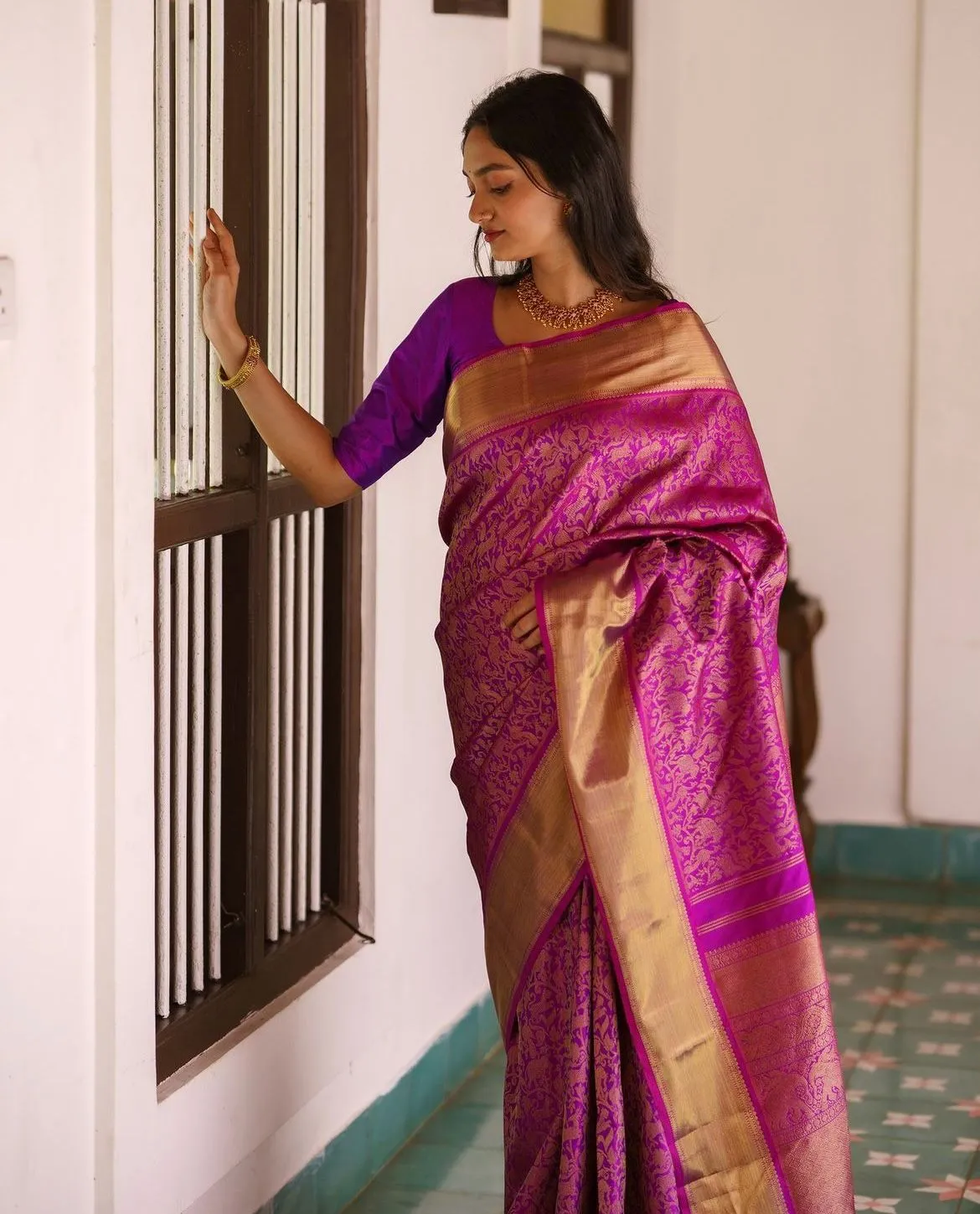 Deserving Magenta Soft Silk Saree With Demure Blouse Piece