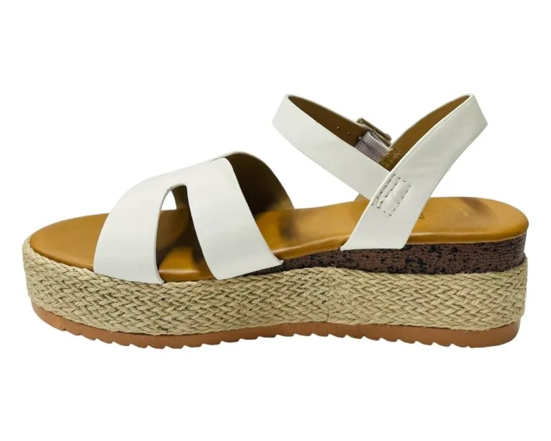 Espadrille Wedge Platform Sandals