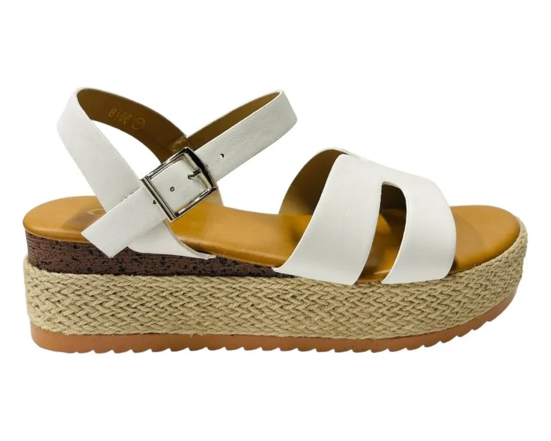 Espadrille Wedge Platform Sandals