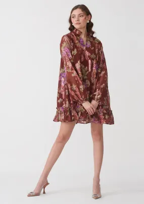 Georgette Full sleeves Women's  Mini Dress