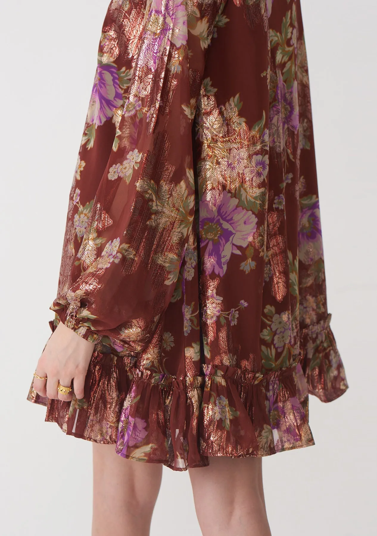 Georgette Full sleeves Women's  Mini Dress