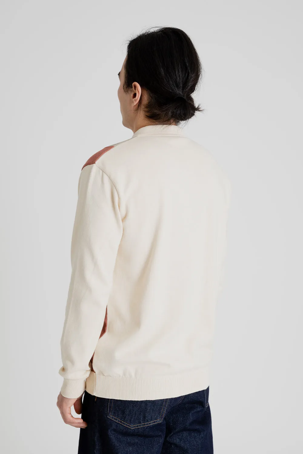 Golf Polo Knit - Cloud/Brick