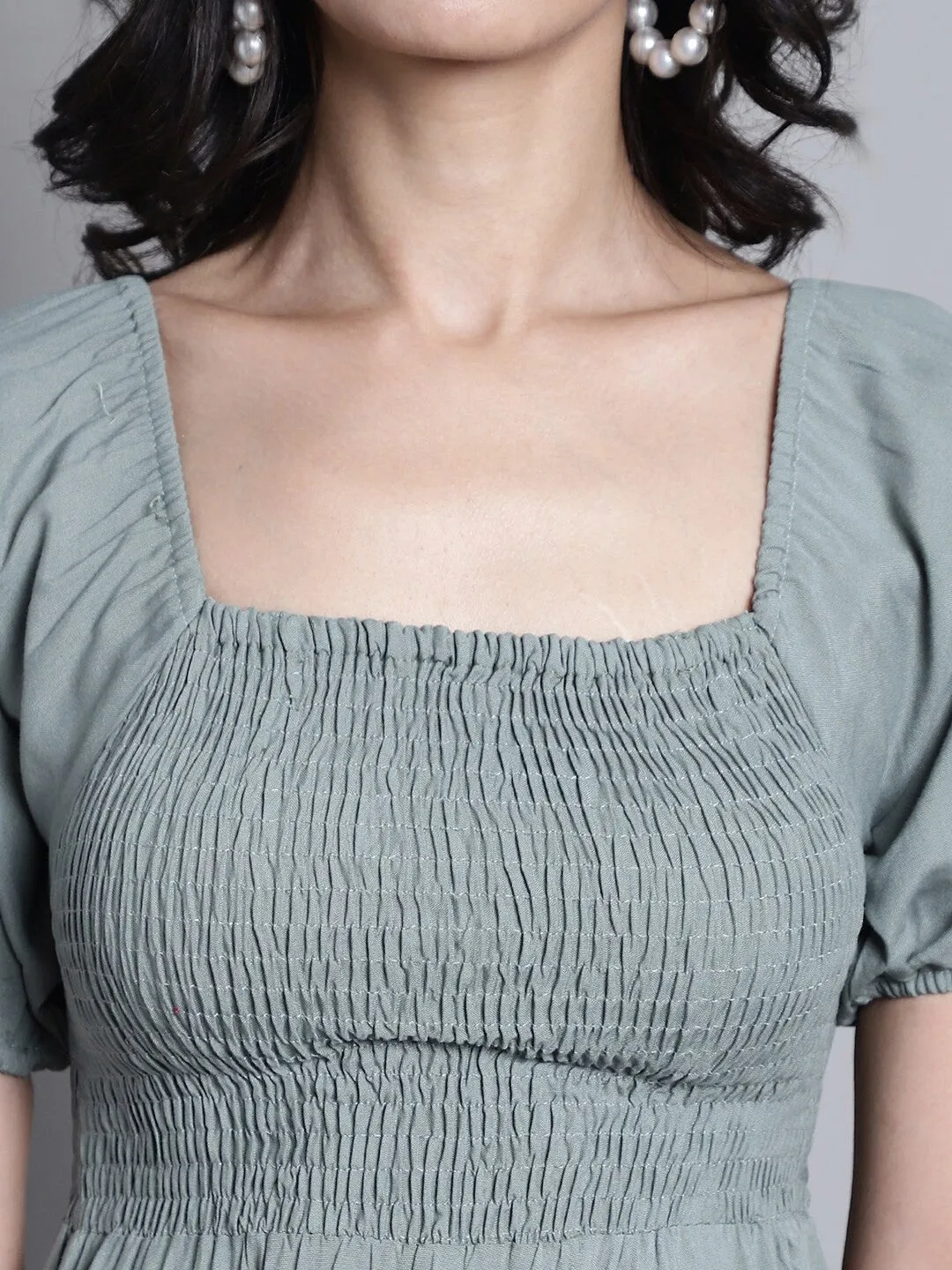 Grey Elegance Maxi Dress