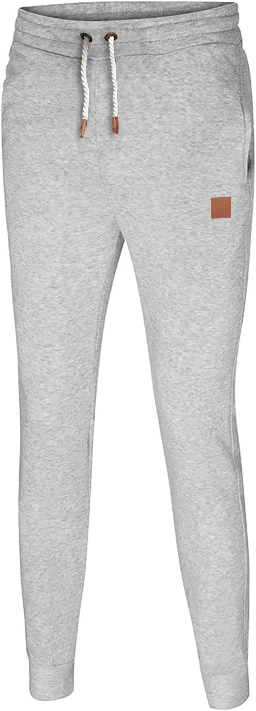 Joggers for Men Casual Loose Fit Big and Tall Drawstring Sweatpants Casual Cotton Workout Athletic Running Pants