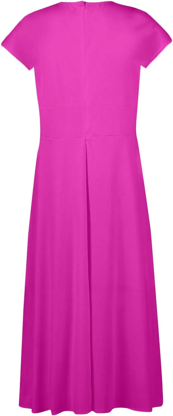 Lavender Dress for Women Elegant High Waist Strapless Stylish Dressers Casual Spring Dresses 2025 Solid Color Plus Size Dress