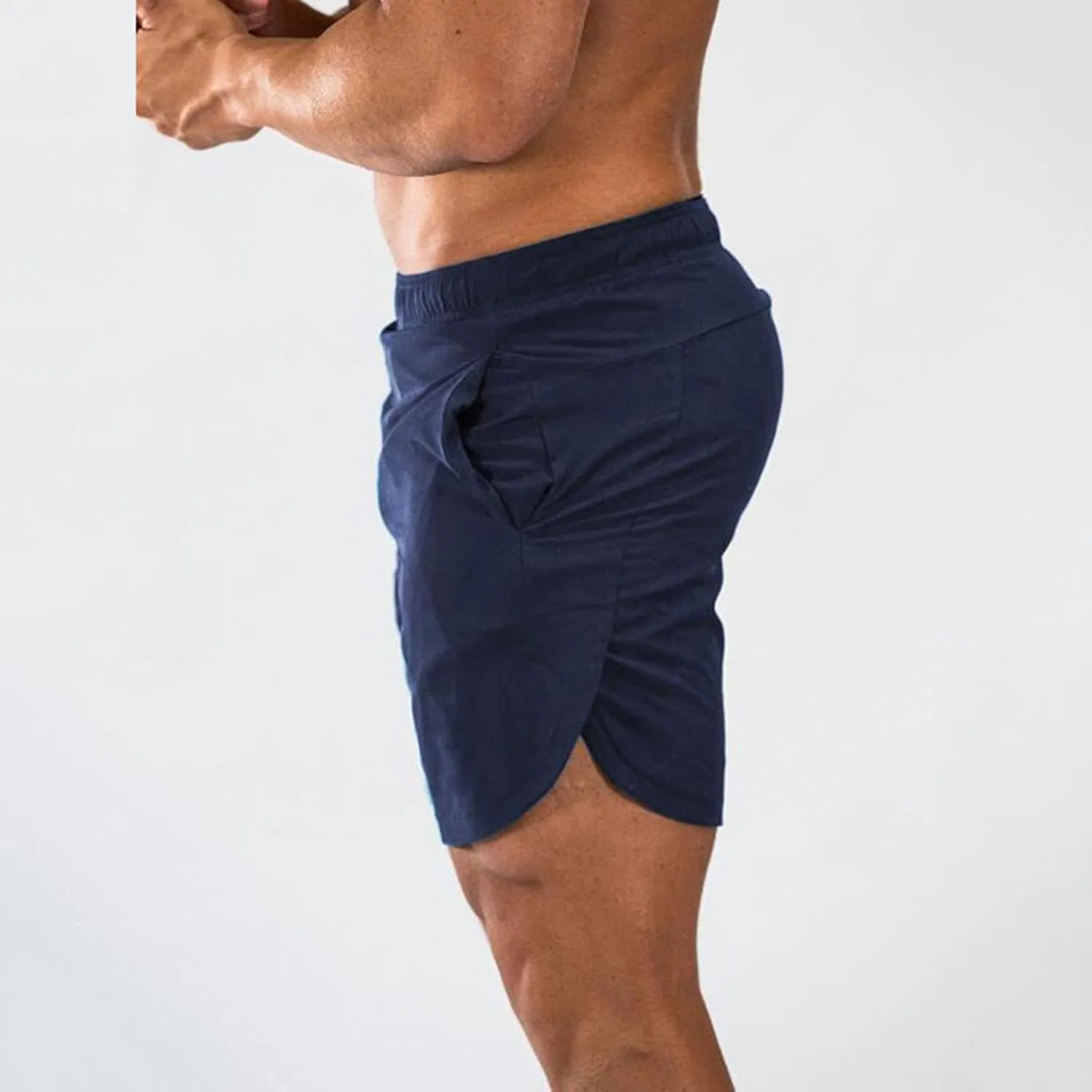 Men's Athletic Shorts Elastic Waist Quick Dry Breathable Comfortable Gym Workout Running Training Casual Sportswear