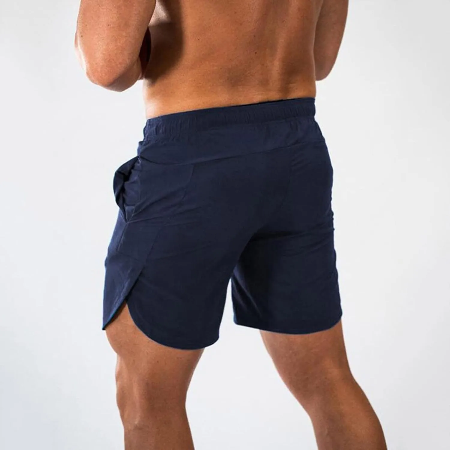 Men's Athletic Shorts Elastic Waist Quick Dry Breathable Comfortable Gym Workout Running Training Casual Sportswear