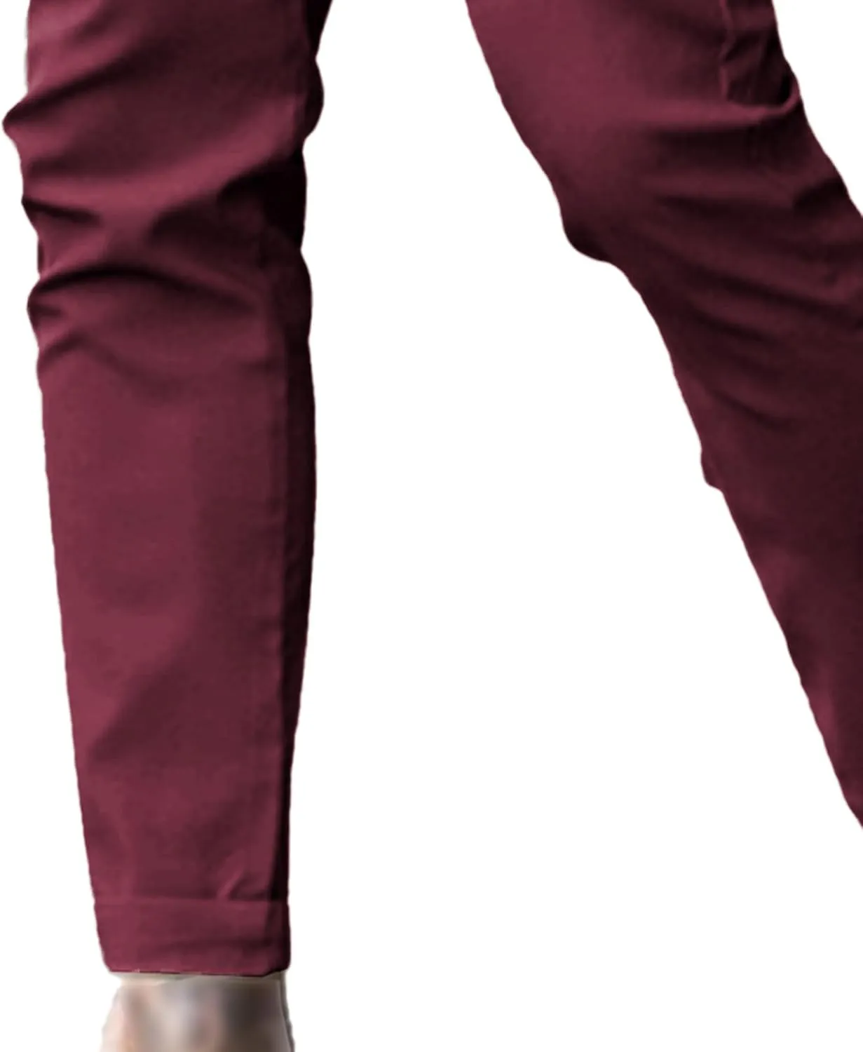 Mens Dress Pants Fashion Slim Fit Chino Pencil Pant Skinny Stretch Comfy Feet Pants Trousers Casual Pant