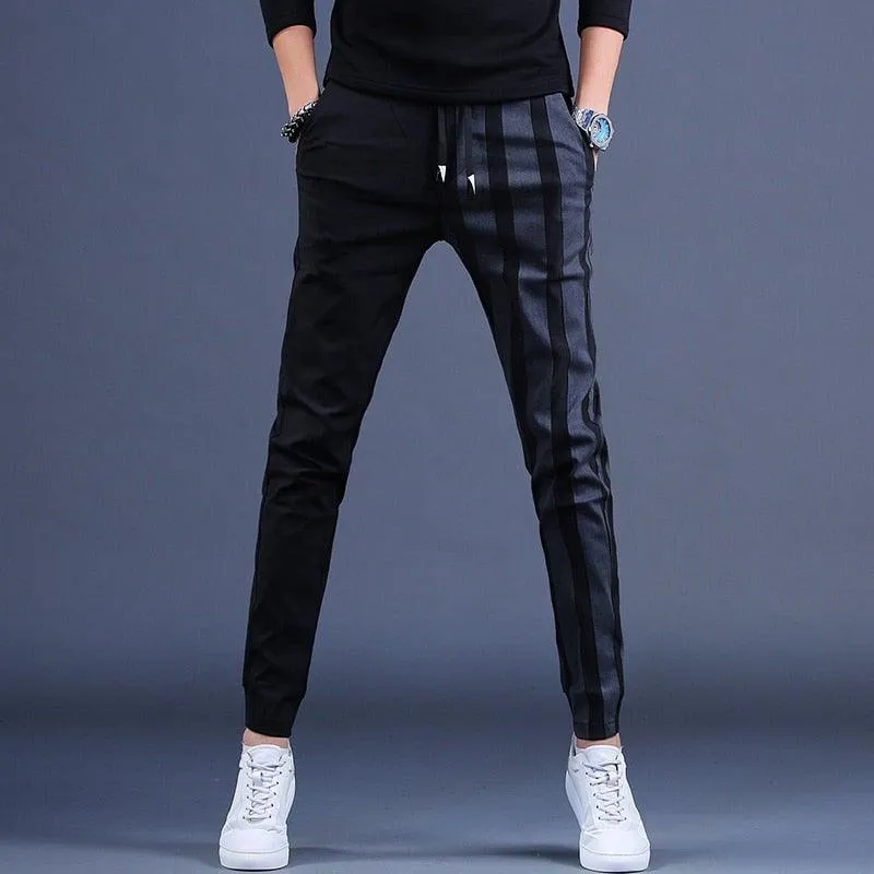 Men's Fashion Stripe Casual Joggers