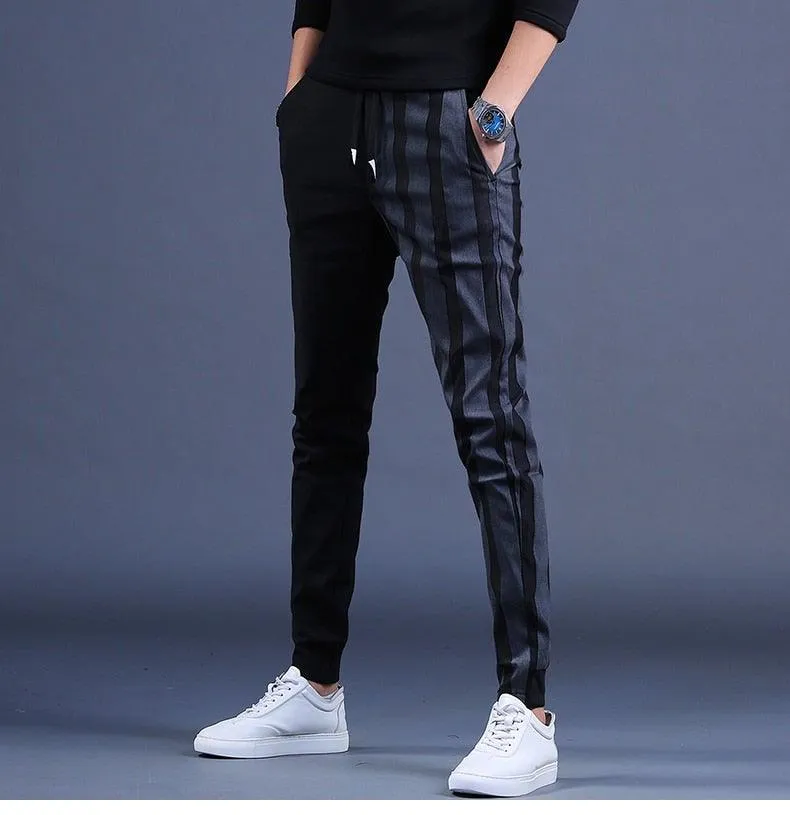 Men's Fashion Stripe Casual Joggers