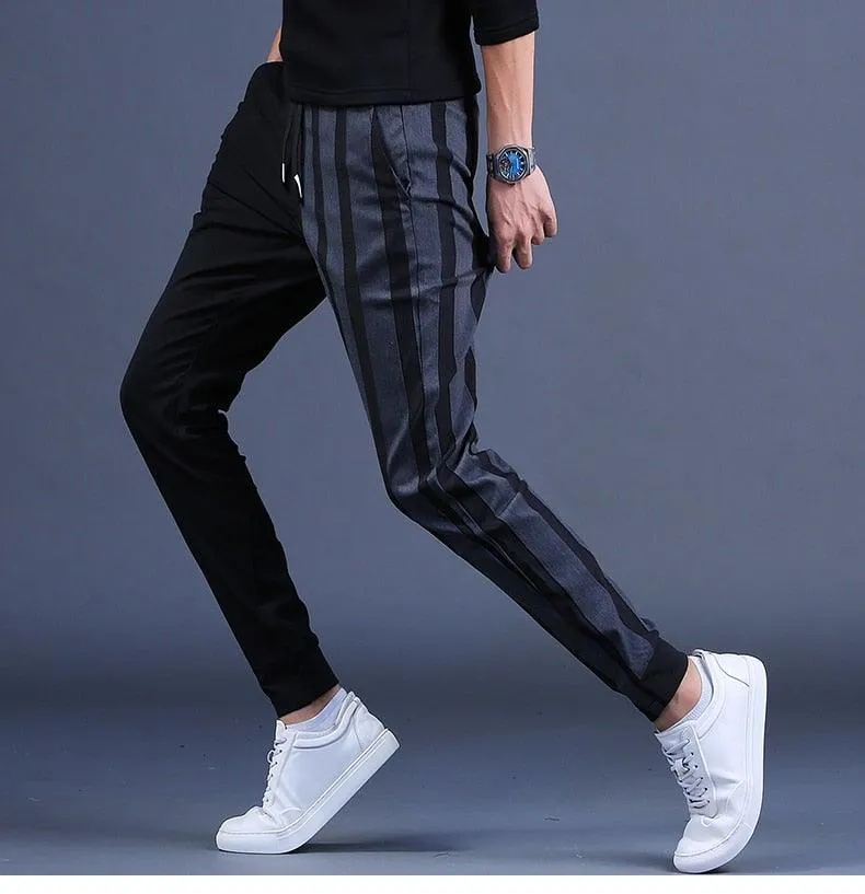 Men's Fashion Stripe Casual Joggers
