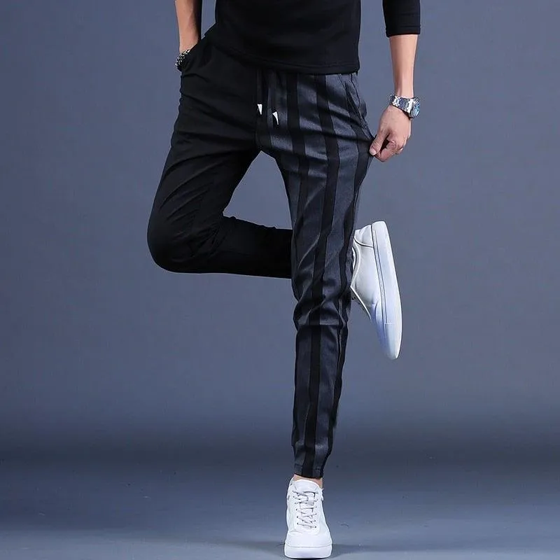 Men's Fashion Stripe Casual Joggers