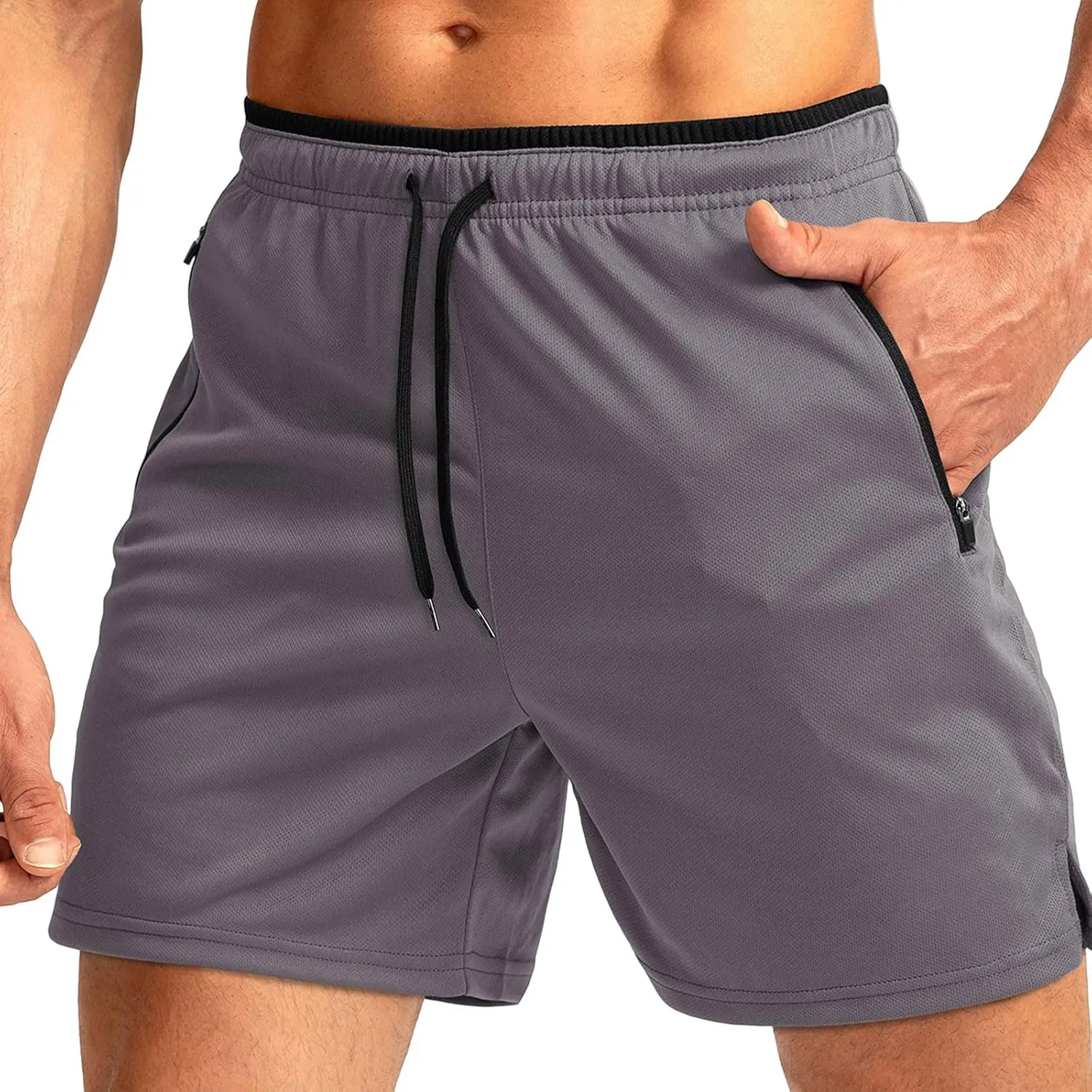 Mens Shorts Athletic Comfy Lightweight and Comfortable Sports Shorts with Pocket 2025 Summer