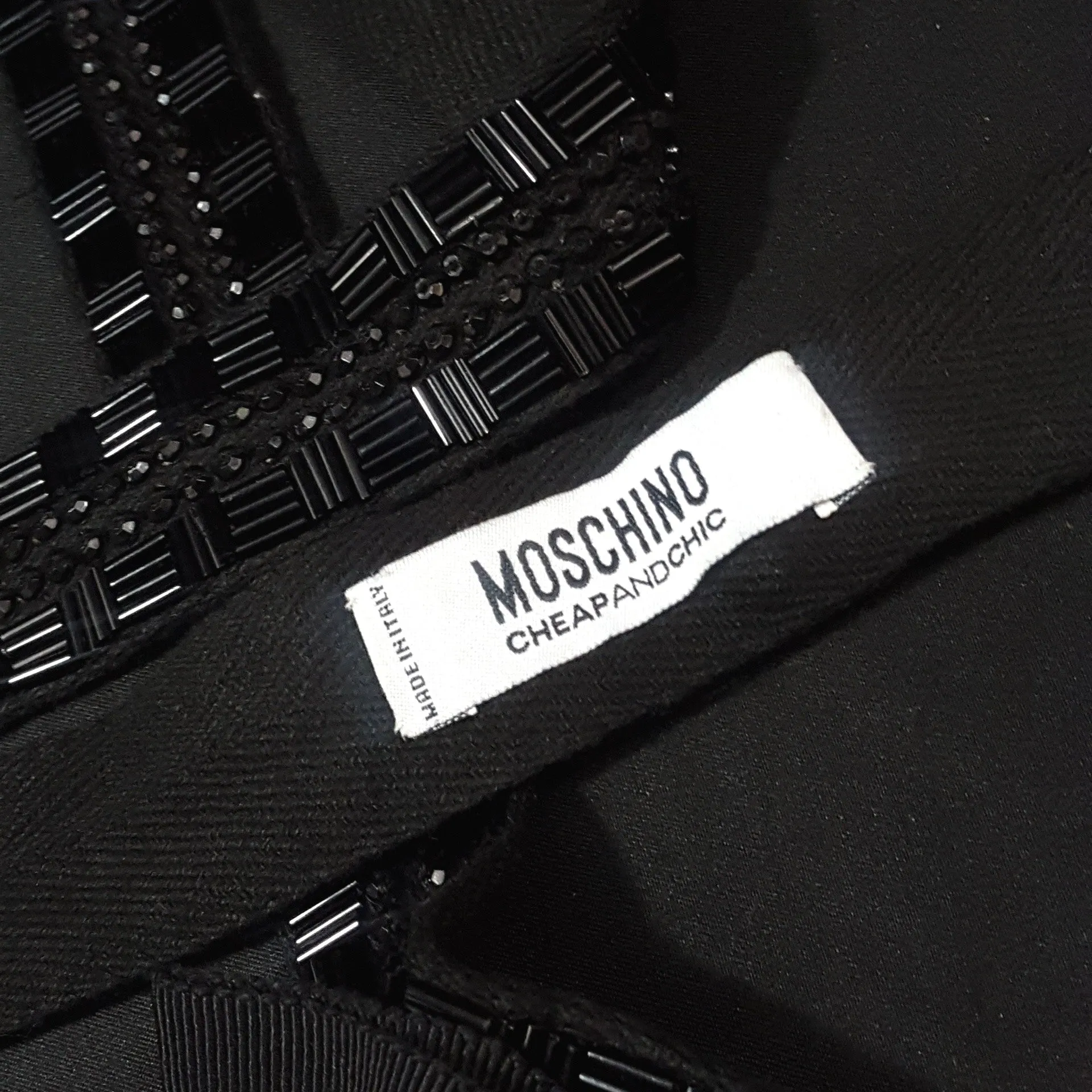 Moschino Cheap and Chic Beaded Belt Size M