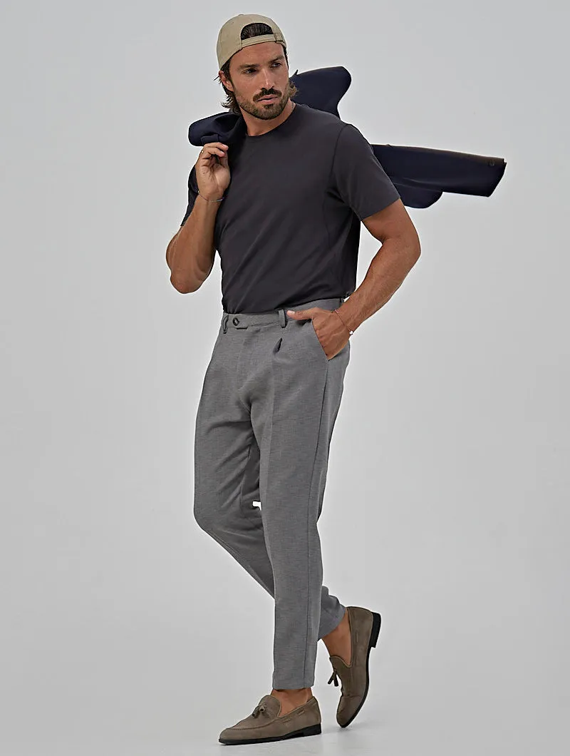 MUMBAI CASUAL PANTS IN GREY