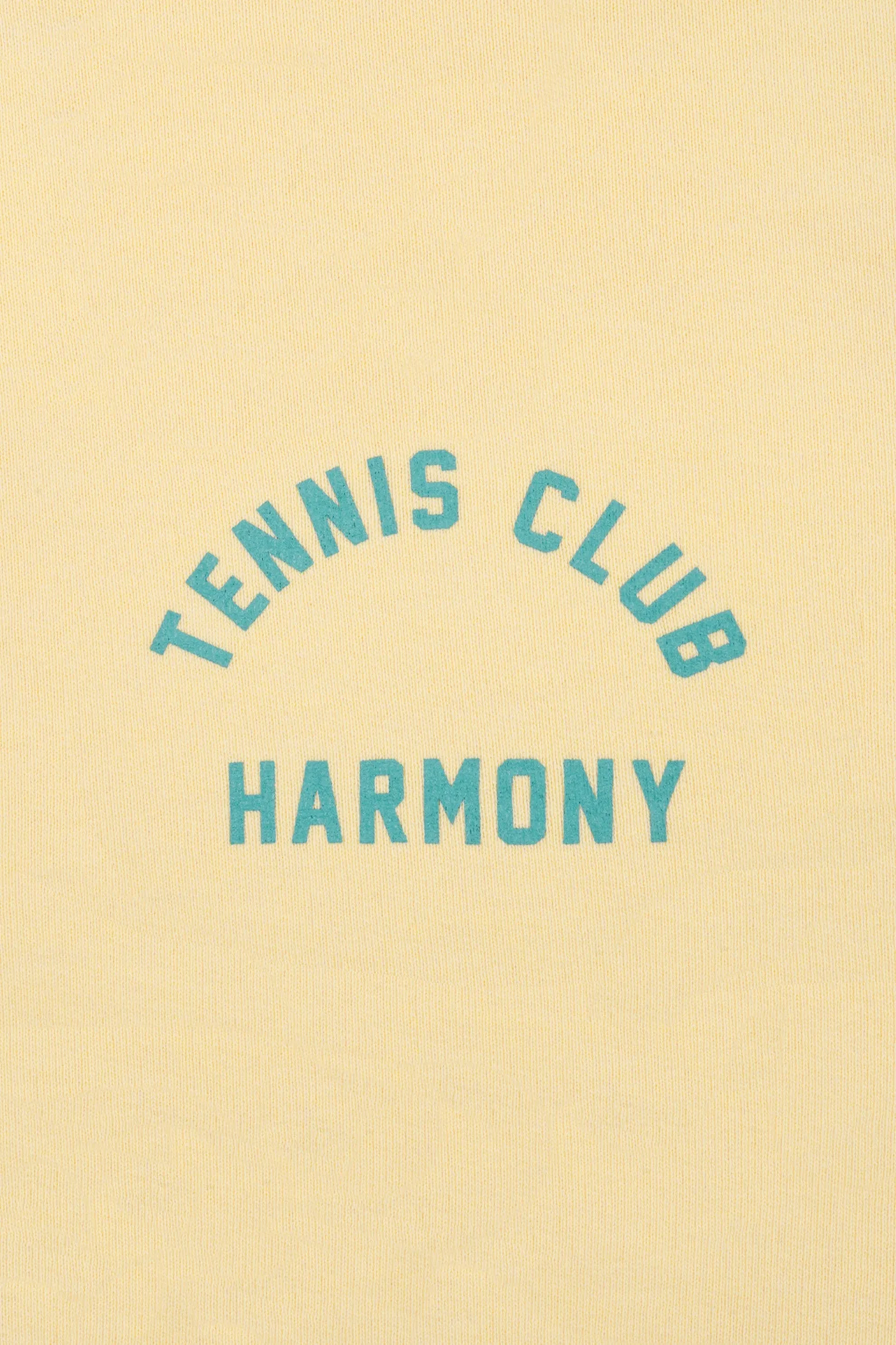 Polo Tennis Club - Light Yellow - Cotton Jersey