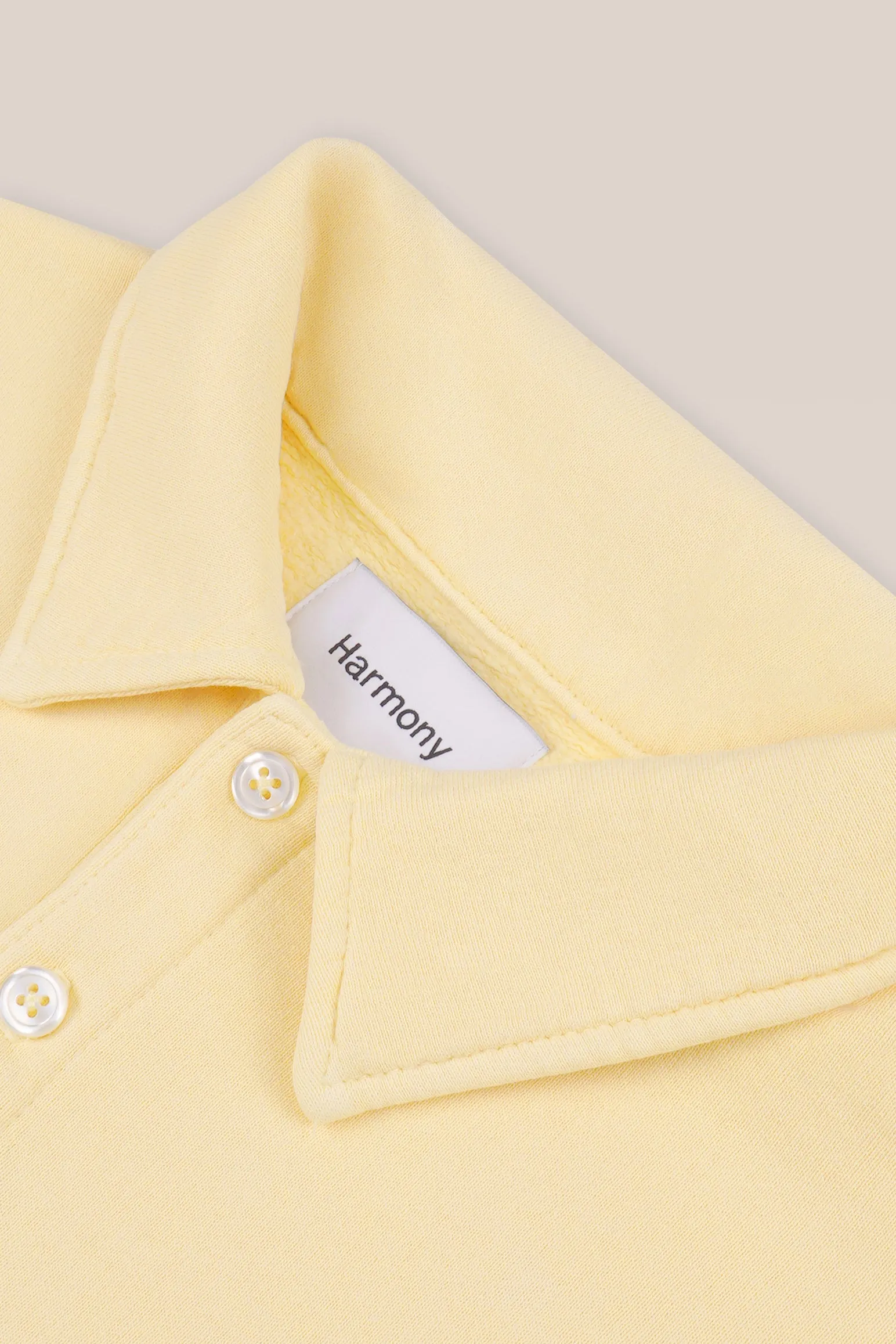 Polo Tennis Club - Light Yellow - Cotton Jersey