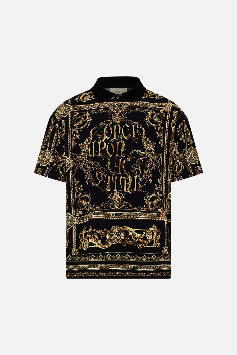 RELAXED FIT WOVEN POLO SHIRT ONCE UPON A TIME