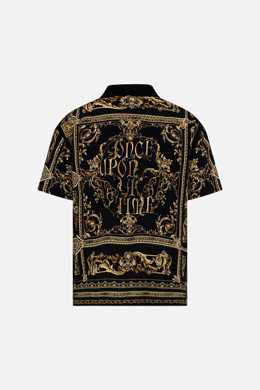 RELAXED FIT WOVEN POLO SHIRT ONCE UPON A TIME