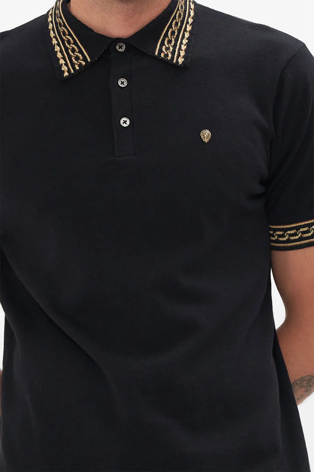 RELAXED POLO SHIRT TETHER ME NOT