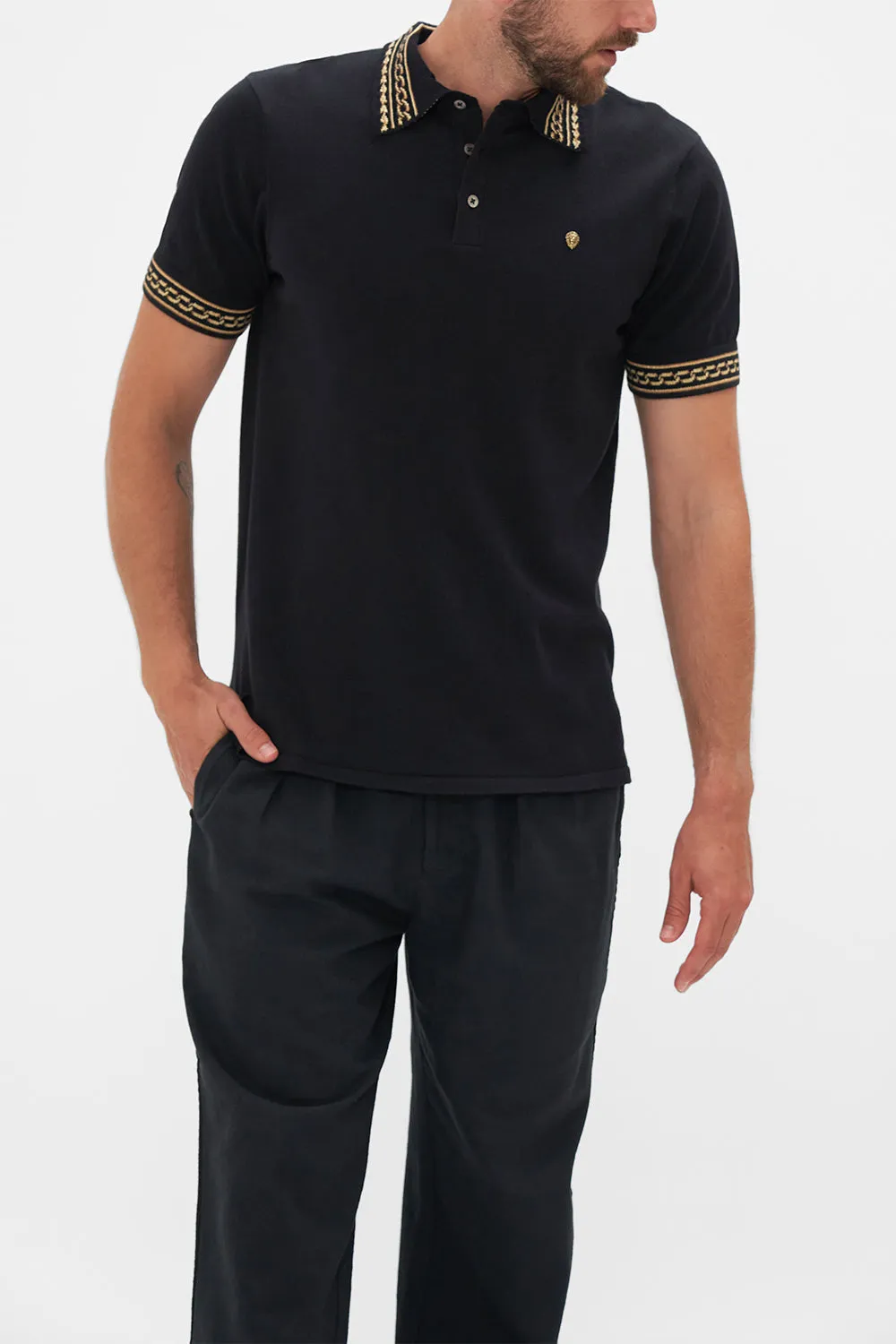 RELAXED POLO SHIRT TETHER ME NOT