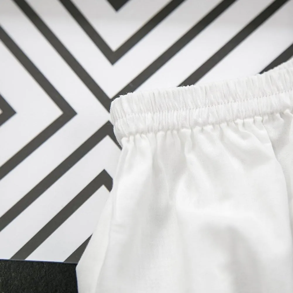 Summer 100% Cotton Girls Shorts White Lace Safety Pants Breathable and Comfortable