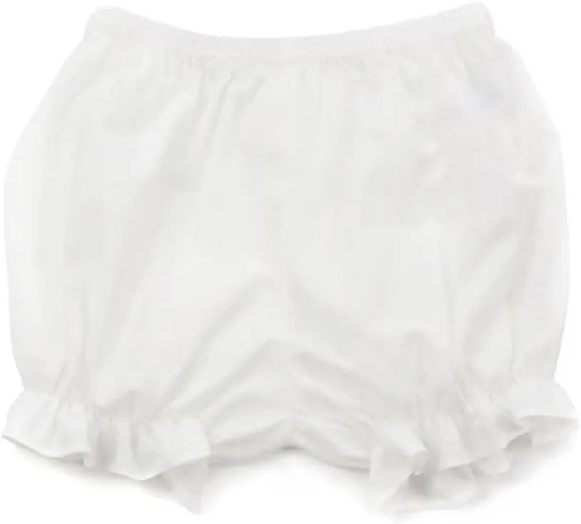 Summer 100% Cotton Girls Shorts White Lace Safety Pants Breathable and Comfortable