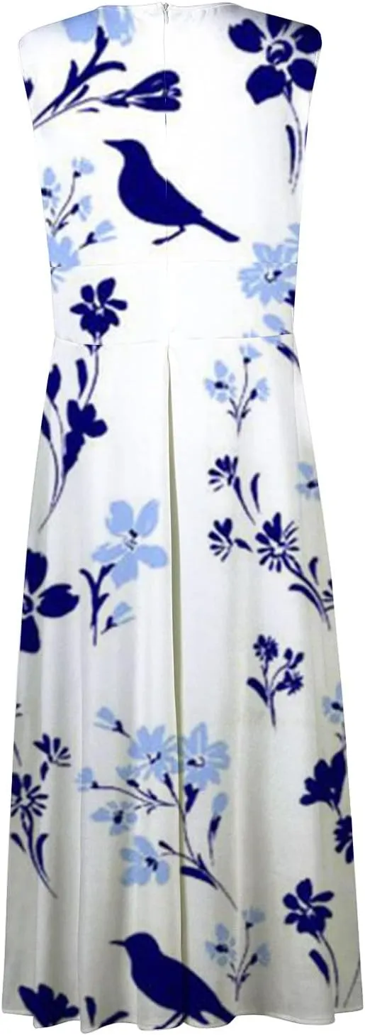 Tea Party Dresses for Woman Maxi V-Neck Stylish Flowy Easter Dresses Friends' Gathering Romantic Summer Dresses 2025 Vacation