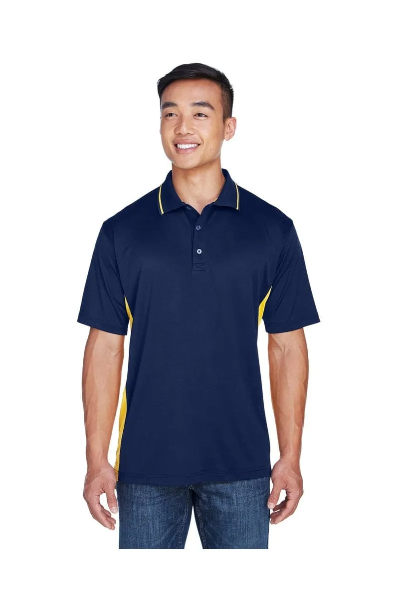 UltraClub 8406: Men's Cool & Dry Sport Two-Tone Polo, Basic Colors