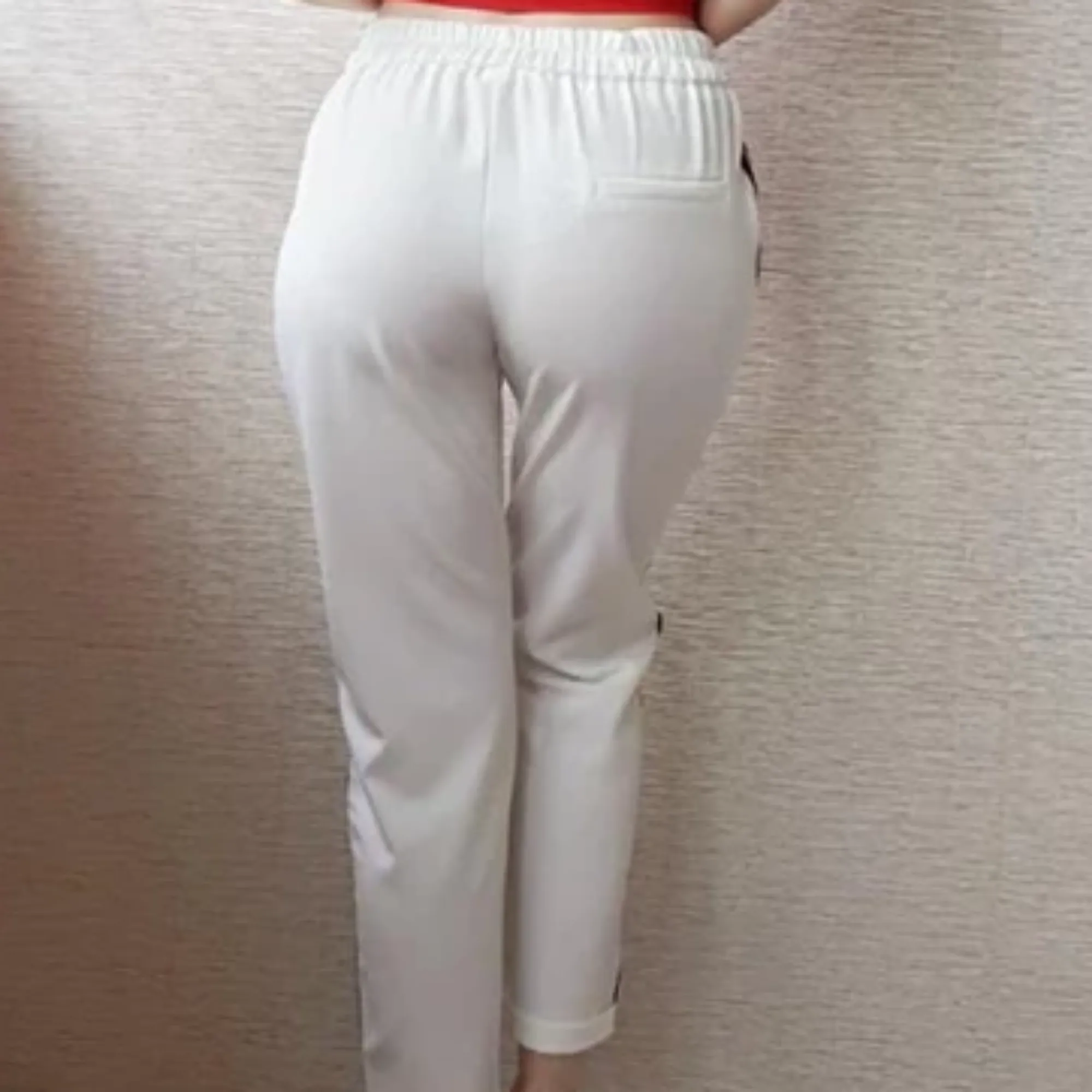 Women's Autumn Casual Striped Elastic Waist Pants
