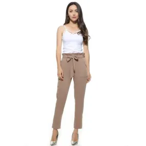 Women's Chiffon Elastic Waist Pants