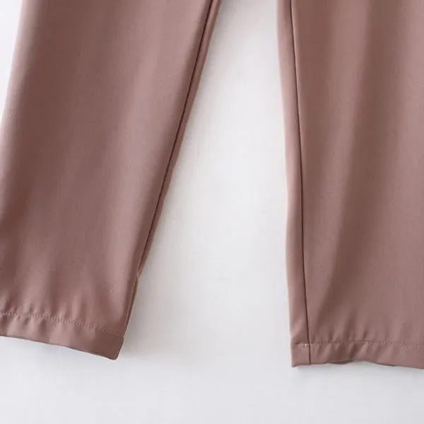 Women's Chiffon Elastic Waist Pants