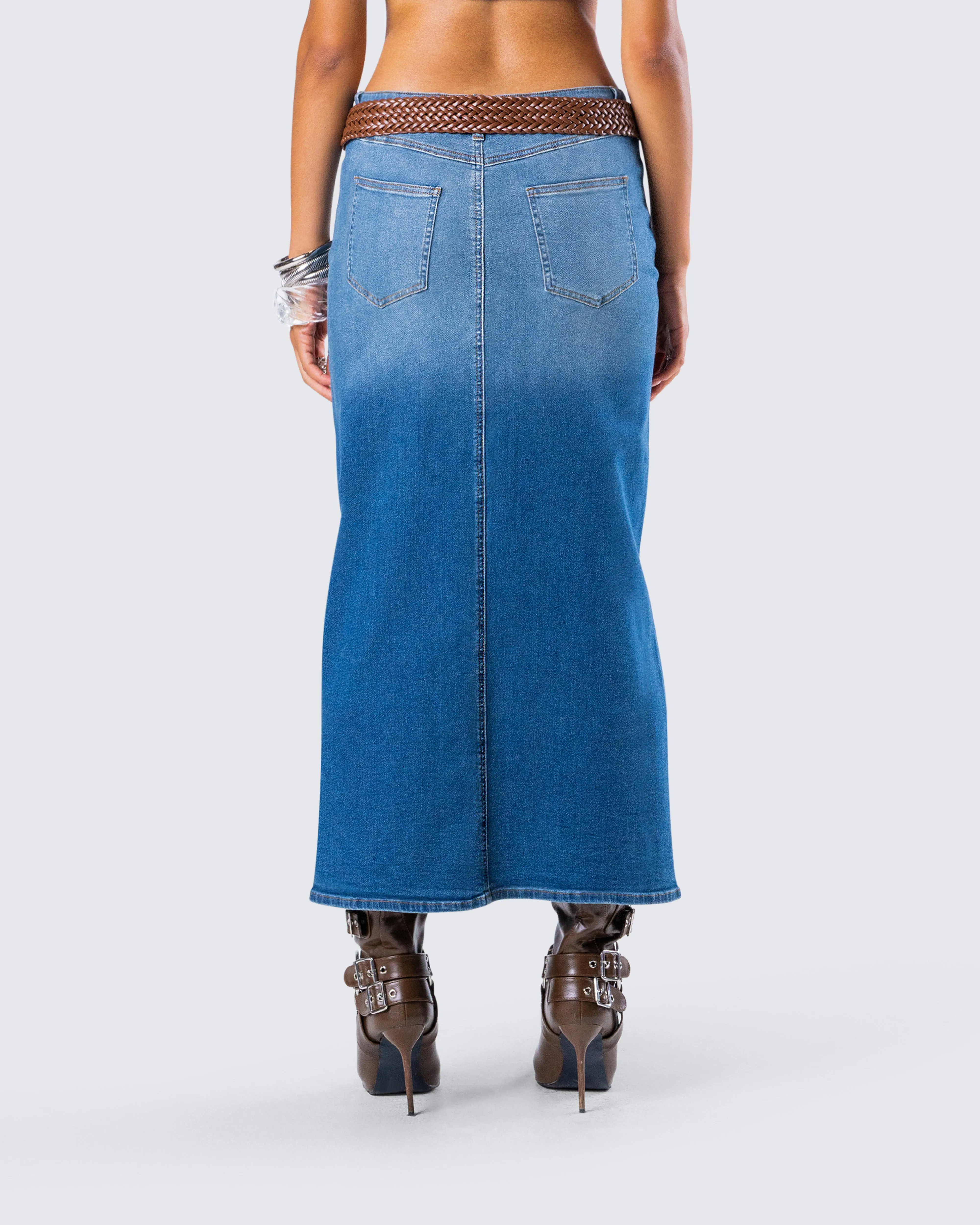 Zoella Tan Braided Belt