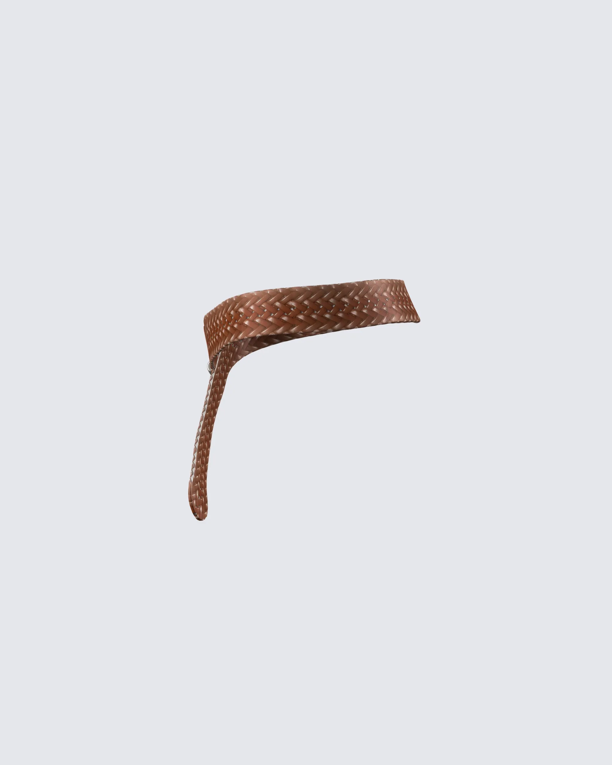 Zoella Tan Braided Belt